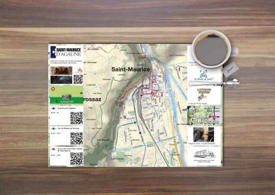 La carte qui bouge – sets de table localisés et interactifs